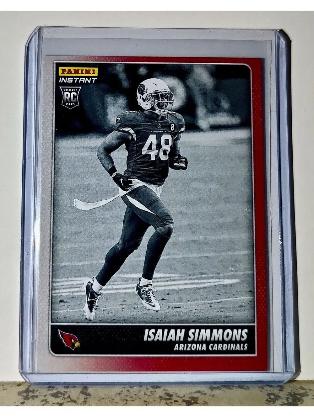 Isaiah Simmons 2020 Panini NFL #29 Black and White Rookies Cardinals 1 of 518